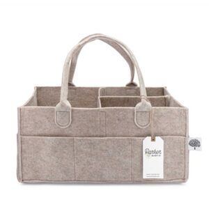 Parker Baby Diaper Caddy in Oatmeal